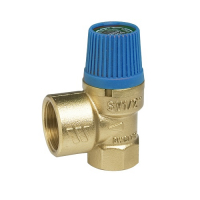 Клапан предохранительный WATTS SVW - 1/2", сброс 3/4" (ВР/ВР, Tmax 110°C, Рн 10 бар)