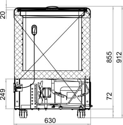 Морозильный ларь Polair DF140SF-S